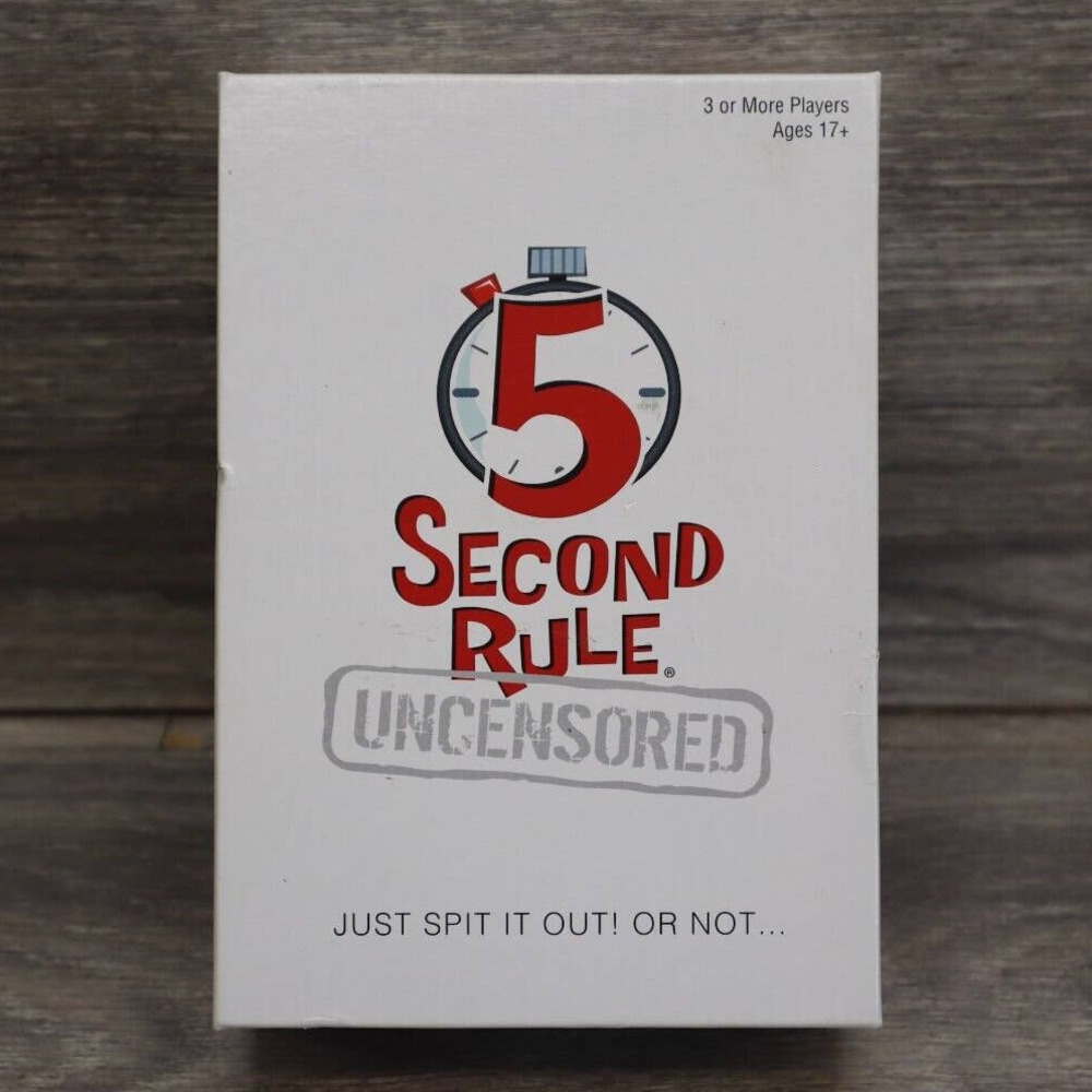 NEW~ PlayMonster ~ 5 Second Rule Uncensored Game Brand New